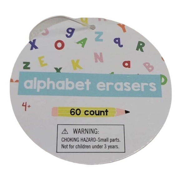 - 120 Mini Alphabet Erasers teacher supply grab bag filler toys Educationa… - Picture 3 of 11
